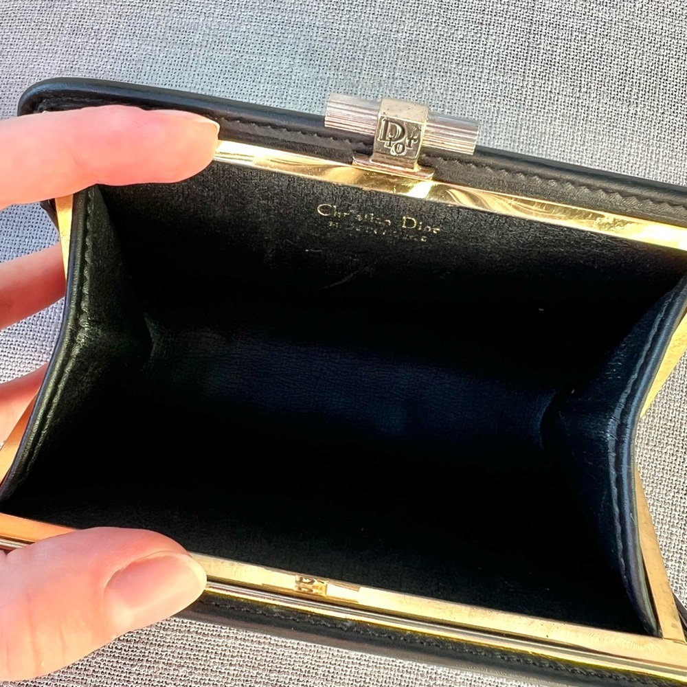 Dior Trotter Coin purse wallet Black - Picture 4 of 5